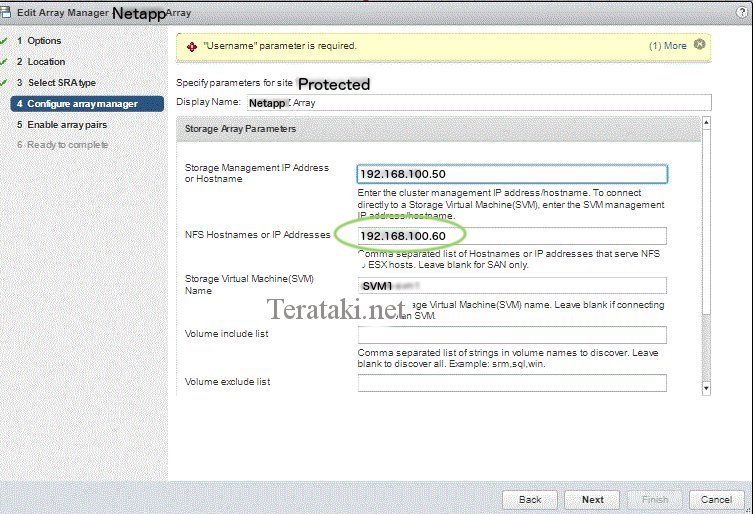SRM 6.5 with NetApp SRA 7.0. Protection Group Creation Error - Terataki